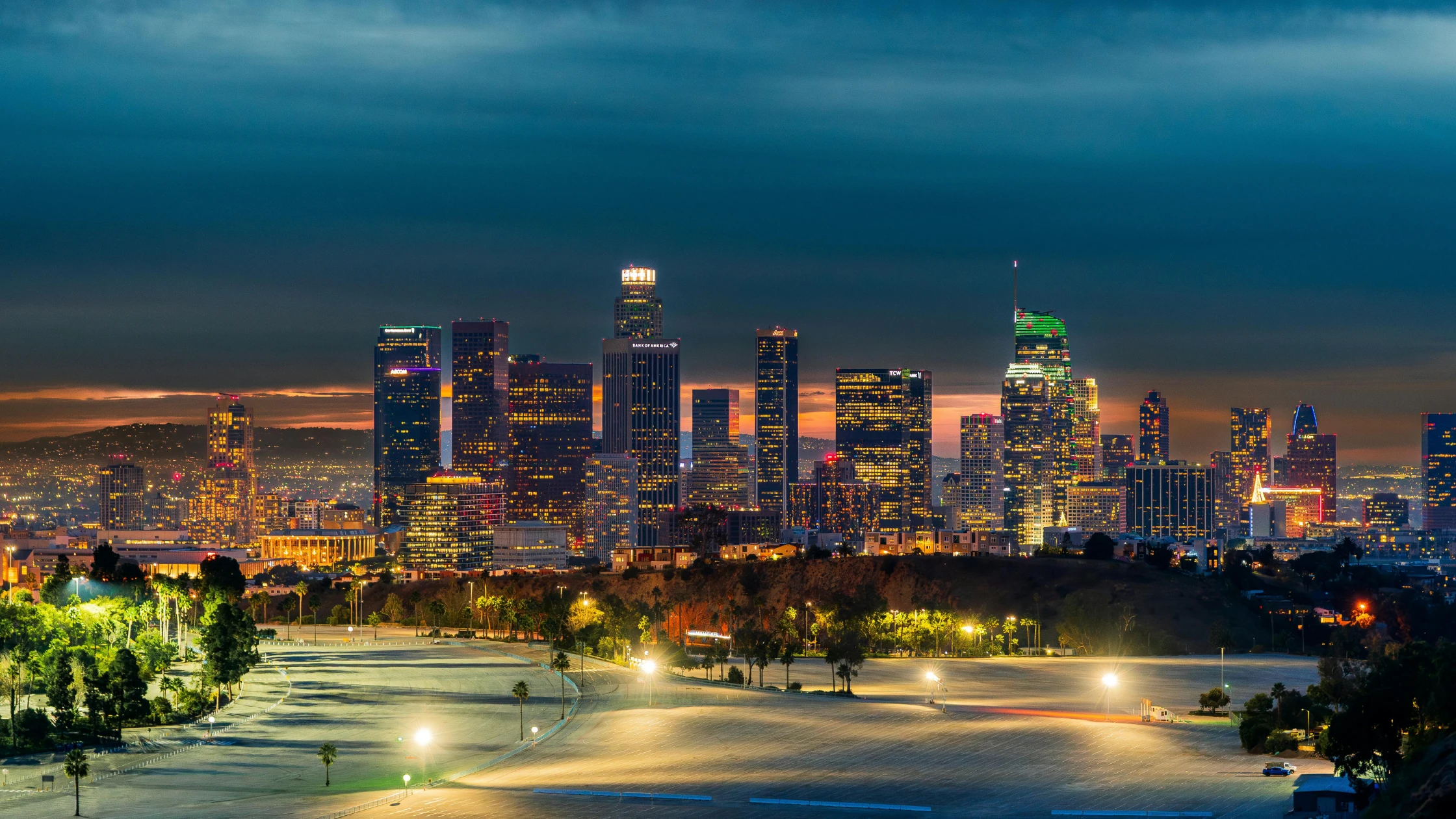Los Angeles skyline - BridgeView staffing
